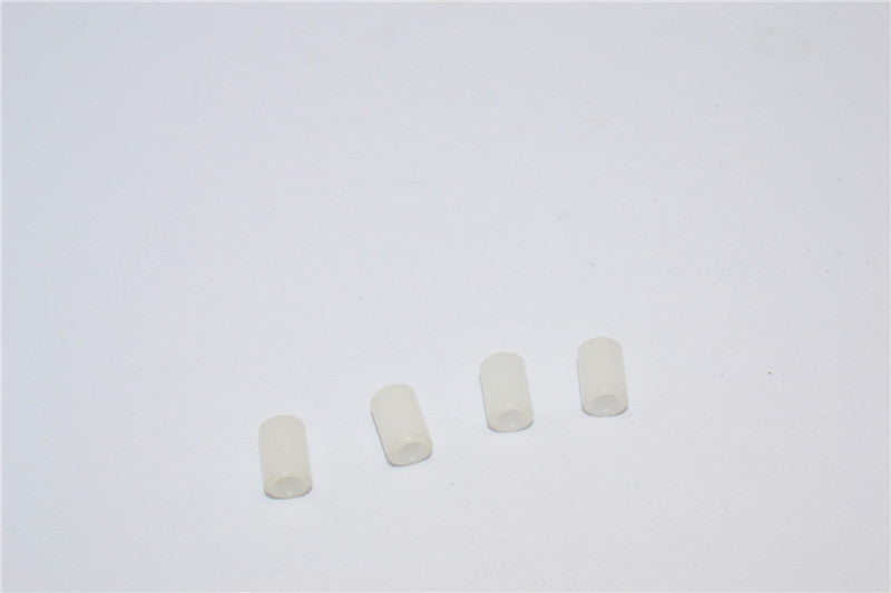 Tamiya TT-01D Drift Delrin Collars For GPM#TT055D Drift Arm - 4Pcs White