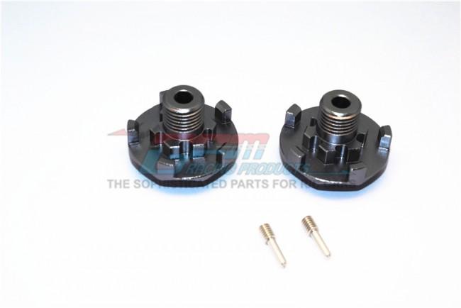 Traxxas E-Revo Brushless Edition Aluminum Wheel Hex Claw (+6mm) - 2Pcs Black