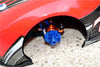 Traxxas E-Revo Brushless Edition Aluminum Wheel Hex Claw (+6mm) - 2Pcs Orange