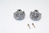 Traxxas E-Revo Brushless Edition Aluminum Wheel Hex Claw (+6mm) - 2Pcs Gray Silver
