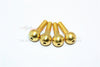 Traxxas E-Revo Brushless Edition Steel#45 Front/Rear Steering Pillow Balls - 4Pcs Gold
