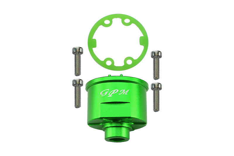 Aluminium Front Or Rear Differential Carrier For Traxxas E-Revo Brushless / E-Revo 2.0 / Rustler 4X4 VXL / Hoss 4X4 VXL / Telluride / Slash 4x4 / XO-01 / 4-Tec 3.0 - 1Pc Set Green