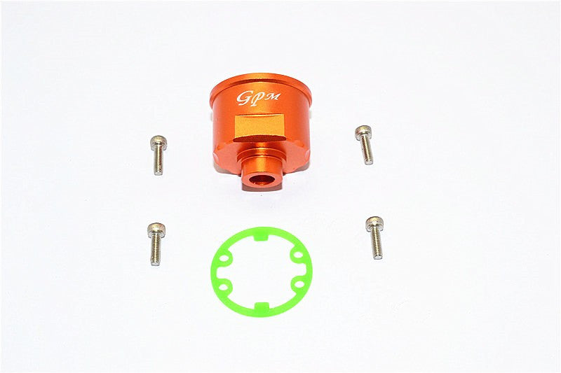 Traxxas E-Revo Aluminum Front/Rear Differential Carrier - 1Pc Set Orange