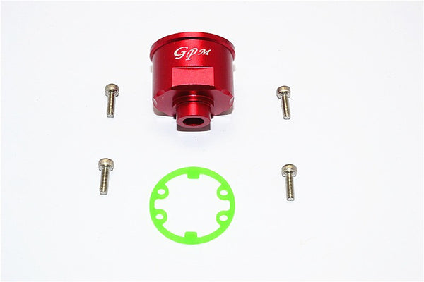 Traxxas E-Revo Aluminum Front/Rear Differential Carrier - 1Pc Set Red
