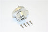 Traxxas E-Revo Brushless Edition Aluminum Front/Rear Diff Housing - 1 Set Silver