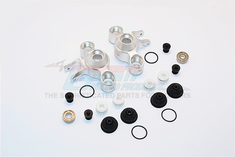 Traxxas E-Revo Brushless Edition Aluminum Front/Rear Knuckle Arm With NMB Bearings - 1Pr Set Silver