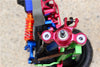 Traxxas E-Revo Brushless Edition Polyoxymethylene POM Front And Rear Cupped Seat Ball Threaded Collars With Rubber "O" Ring - 8Pcs Set White