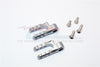 Traxxas E-Revo Brushless / E-Revo VXL 2.0 Aluminum Steering Servo Holder - 1Pr Set Gray Silver