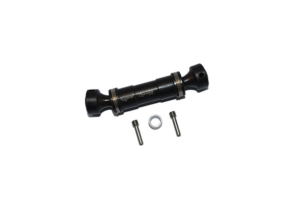 Traxxas E-Revo Brushless / E-Revo VXL 2.0 / Summit Steel #45 Front Drive Shaft - 4Pc Set Black