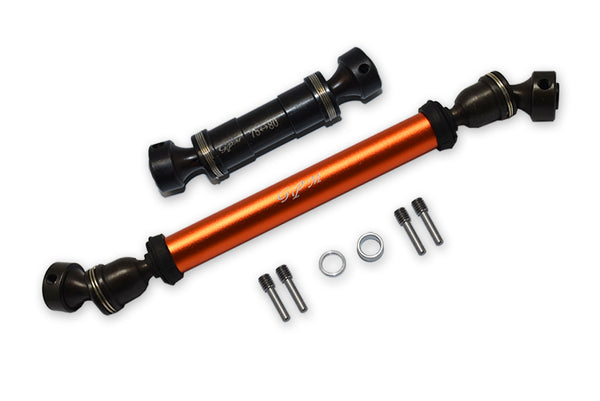 Traxxas E-Revo Brushless / E-Revo VXL 2.0 / Summit Steel #45 + Aluminum Front + Rear Drive Shaft - 8Pc Set Orange
