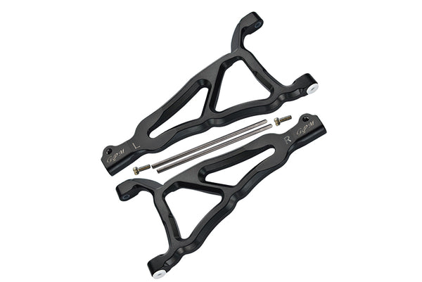 Traxxas E-Revo Brushless Edition Aluminum Front Upper Suspension Arm - 1Pr Set Black