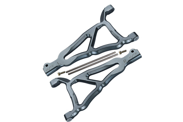 Traxxas E-Revo Brushless Edition Aluminum Front Upper Suspension Arm - 1Pr Set Gray Silver