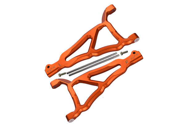 Traxxas E-Revo Brushless Edition Aluminum Front Upper Suspension Arm - 1Pr Set Orange