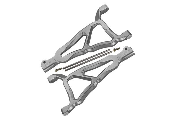 Traxxas E-Revo Brushless Edition Aluminum Front Upper Suspension Arm - 1Pr Set Silver