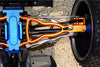 Traxxas E-Revo Brushless Edition Aluminum Rear Lower Suspension Arm - 1Pr Set Orange