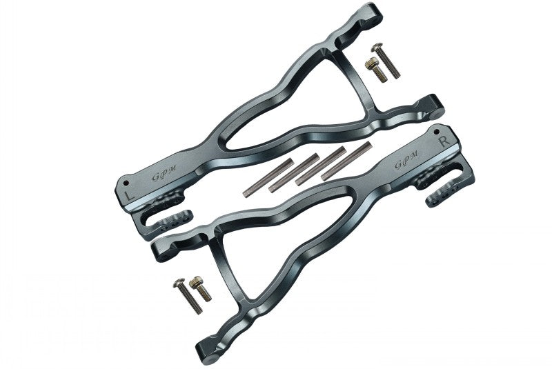 Traxxas E-Revo Brushless Edition Aluminum Rear Lower Suspension Arm - 1Pr Set Gray Silver