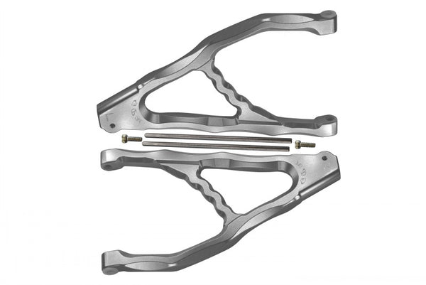 Traxxas E-Revo Brushless Edition Aluminum Rear Upper Suspension Arm - 1Pr Set Silver
