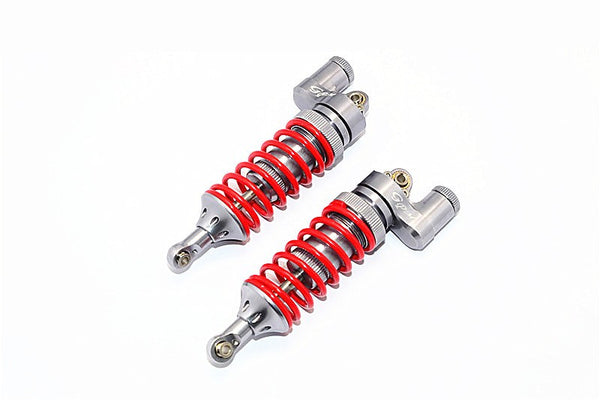 Traxxas E-Revo Brushless Edition Aluminum Front/Rear Adjustable L Shape Damper (85mm) - 1Pr Set Gray Silver