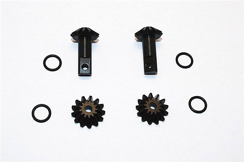 Steel Differential Gears For Traxxas E-Revo Brushless (56087-1) - 1 Set Black
