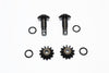 Steel Differential Gears For Traxxas E-Revo Brushless (56087-1) - 1 Set Black