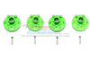 Traxxas E-Revo 2.0 VXL Brushless (86086-4) Aluminum Wheel Hex Claw - 4Pc Set Green