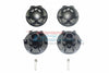 Traxxas E-Revo 2.0 VXL Brushless (86086-4) Aluminum Wheel Hex Claw + Wheel Lock - 4Pc Set Black