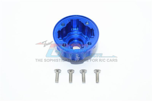 Traxxas E-Revo 2.0 VXL Brushless (86086-4) Aluminum Front / Center / Rear Diff Case - 1Pc Set Blue