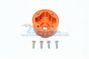 Traxxas E-Revo 2.0 VXL Brushless (86086-4) Aluminum Front / Center / Rear Diff Case - 1Pc Set Orange