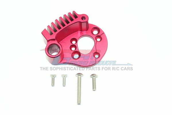 Traxxas E-Revo 2.0 VXL Brushless (86086-4) Aluminum Motor Mount With Heat Sink Fins - 1Pc Set Red