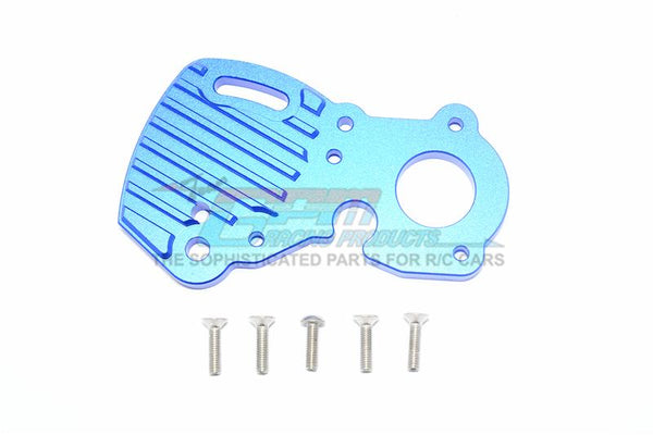 Traxxas E-Revo 2.0 VXL Brushless (86086-4) Aluminum Motor Plate With Heat Sink Fins - 1Pc Set Blue