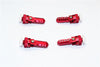 Traxxas E-Revo Brushless Edition Aluminum Front & Rear Magnet Body Mount - 1 Set Red