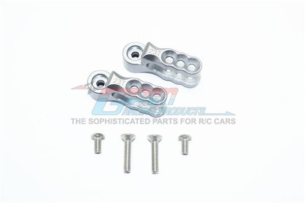 Traxxas E-Revo VXL 2.0 / E-Revo Brushless Aluminum 23T Servo Horn - 2Pc Set Gray Silver