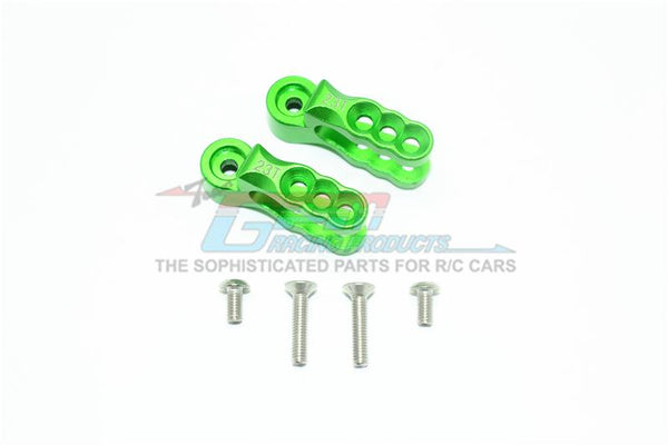 Traxxas E-Revo VXL 2.0 / E-Revo Brushless Aluminum 23T Servo Horn - 2Pc Set Green