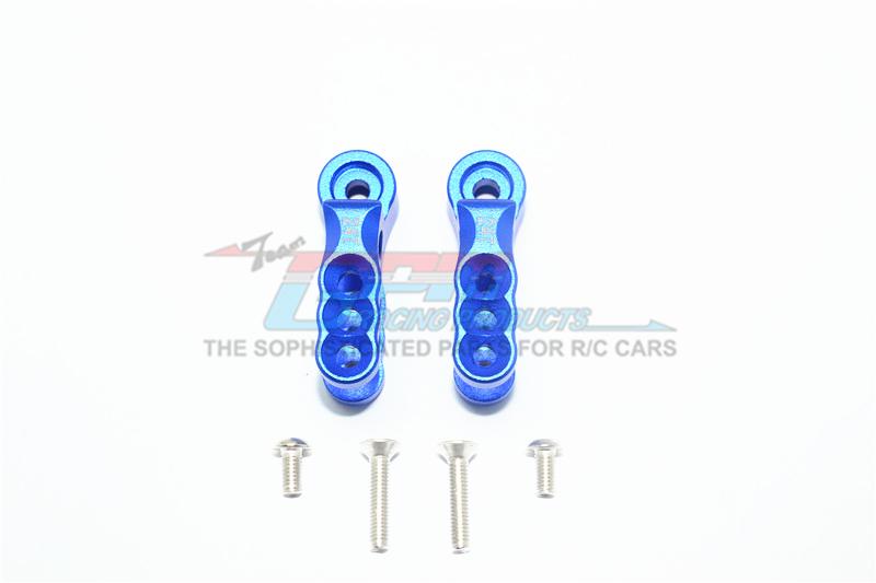 Traxxas E-Revo VXL 2.0 / E-Revo Brushless Aluminum 24T Servo Horn - 1Pr Set Blue