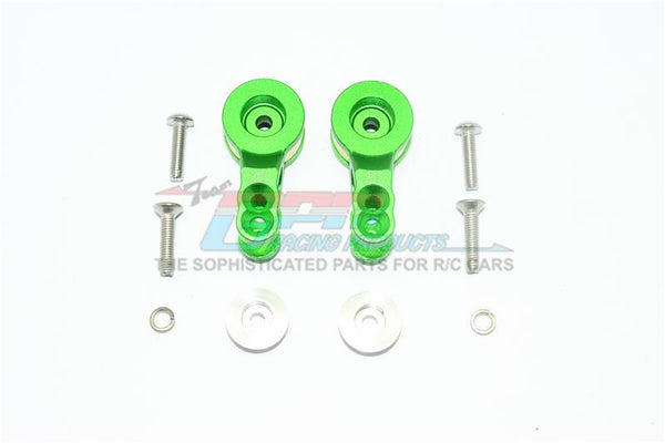 Traxxas E-Revo 2.0 VXL Brushless (86086-4) Aluminum 25T Servo Horn With Built-In Spring - 2Pc Set Green