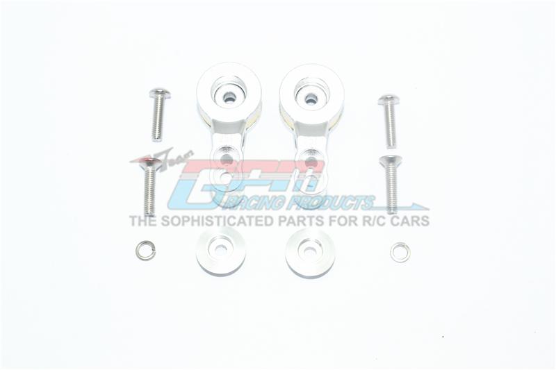 Traxxas E-Revo 2.0 VXL Brushless (86086-4) Aluminum 25T Servo Horn With Built-In Spring - 2Pc Set Silver