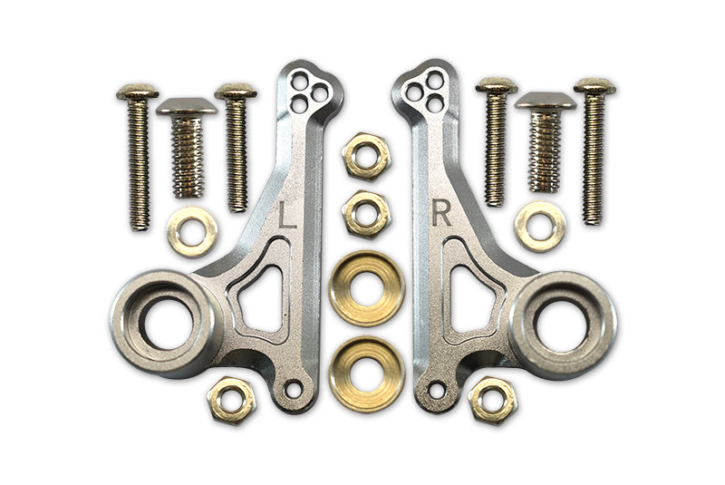 Traxxas E-Revo 2.0 VXL Brushless (86086-4) Aluminum Front Rocker Arm Set - 1Pr Set Silver