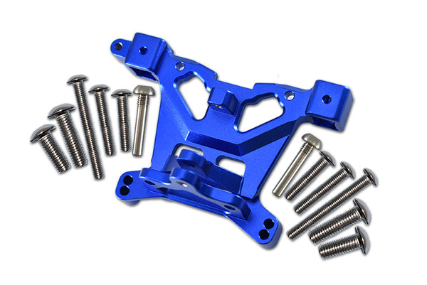 Traxxas E-Revo 2.0 VXL Brushless (86086-4) Aluminum Rear Body Post Mount - 1Pc Set Blue