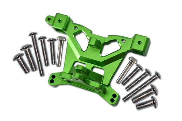 Traxxas E-Revo 2.0 VXL Brushless (86086-4) Aluminum Rear Body Post Mount - 1Pc Set Green