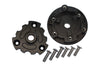 Aluminum Trasmission Cush Drive Housing For Traxxas 1:10 E-Revo 2.0 VXL Brushless 86086-4 / 1:5 X Maxx 8S Monster Truck 77086-4 - 1 Set Black