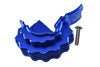 Traxxas E-Revo 2.0 VXL Brushless (86086-4) Aluminum Center Main Gear Cover With Heat Sink Fins - 1Pc Set Blue