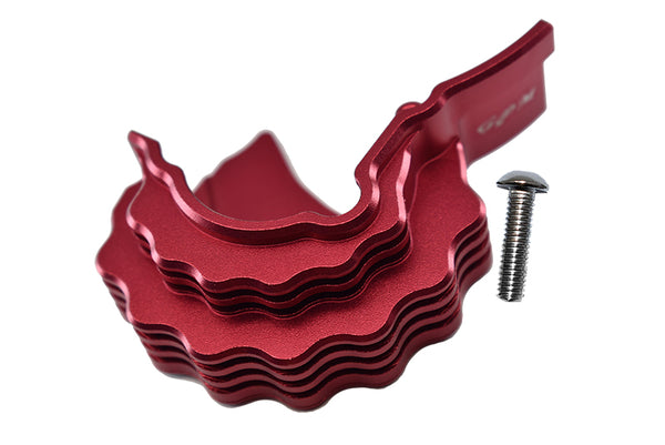 Traxxas E-Revo 2.0 VXL Brushless (86086-4) Aluminum Center Main Gear Cover With Heat Sink Fins - 1Pc Set Red