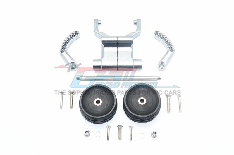 Traxxas E-Revo VXL 2.0 / E-Revo Brushless Aluminum Rear Adjustable Wheelie - 1 Set Gray Silver