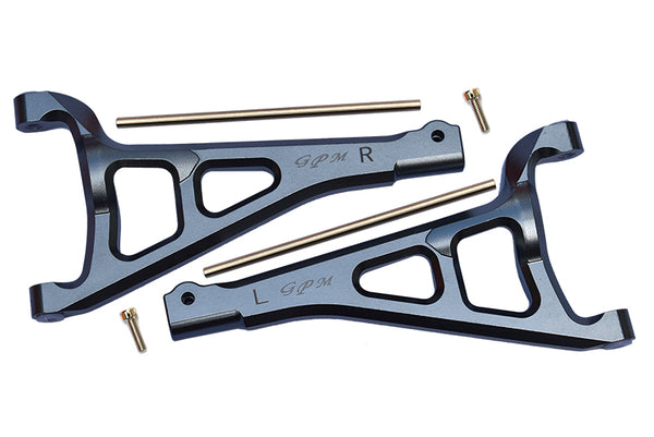 Traxxas E-Revo 2.0 VXL Brushless (86086-4) Aluminum Front Upper Suspension Arm - 1Pr Set Gray Silver