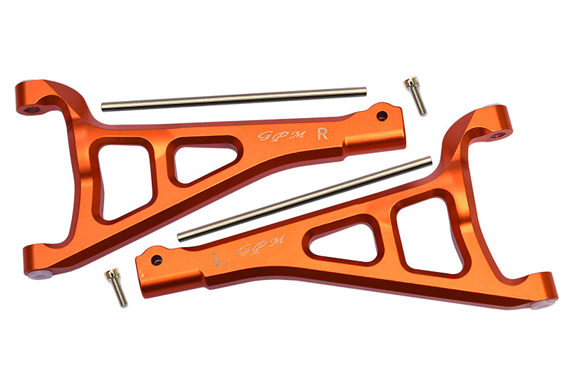 Traxxas E-Revo 2.0 VXL Brushless (86086-4) Aluminum Front Upper Suspension Arm - 1Pr Set Orange