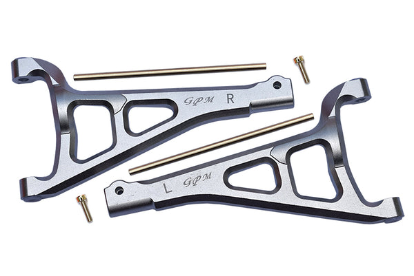 Traxxas E-Revo 2.0 VXL Brushless (86086-4) Aluminum Front Upper Suspension Arm - 1Pr Set Silver