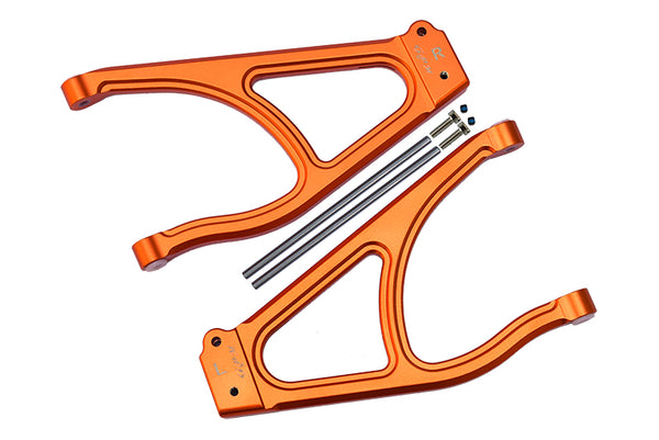 Traxxas E-Revo 2.0 VXL Brushless (86086-4) Aluminum Rear Upper Suspension Arm - 1Pr Set Orange