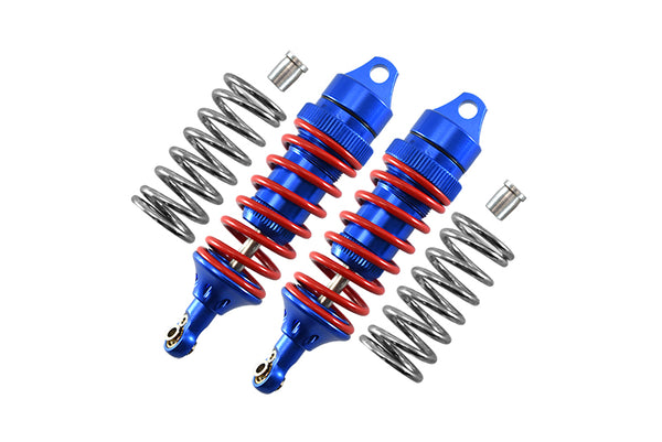 Traxxas E-Revo VXL 2.0 / E-Revo Brushless / Revo Aluminum Front Or Rear Adjustable Shocks - 6Pc Set Blue