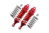 Traxxas E-Revo VXL 2.0 / E-Revo Brushless / Revo Aluminum Front Or Rear Adjustable Shocks - 6Pc Set Red