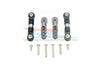 Traxxas E-Revo VXL 2.0 / E-Revo Brushless Aluminum 24T Servo Horn With Stainless Steel Adjustable Tie Rods - 4Pc Set Gray Silver